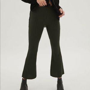 Urban Outfitters Thermal Flare Leg Pants
